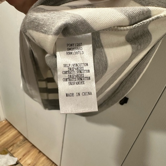 Doe & Rae Gray Striped Dress - Picture 15 of 16